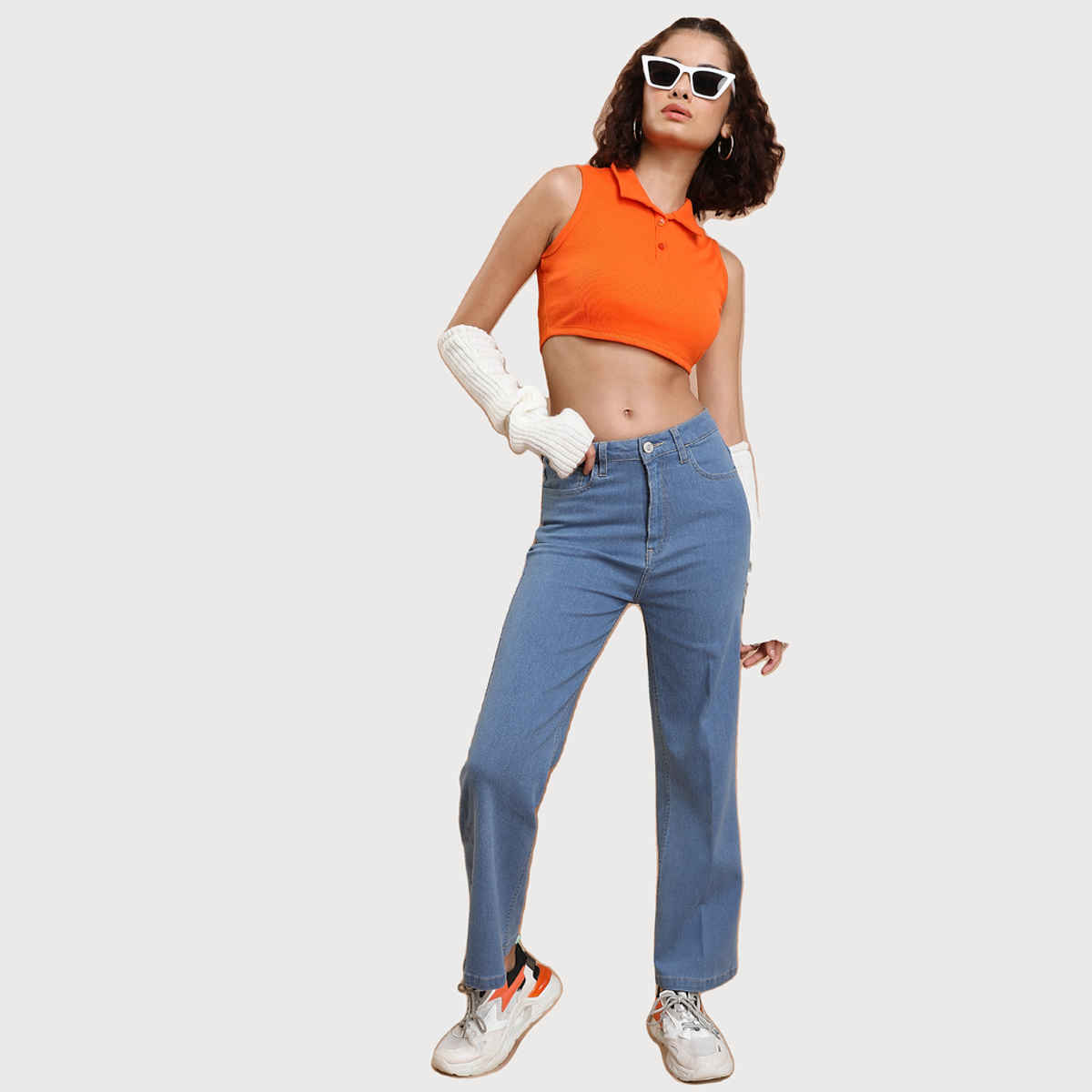 Tokyo Talkies Women's Flared Stretchable Jeans - 30