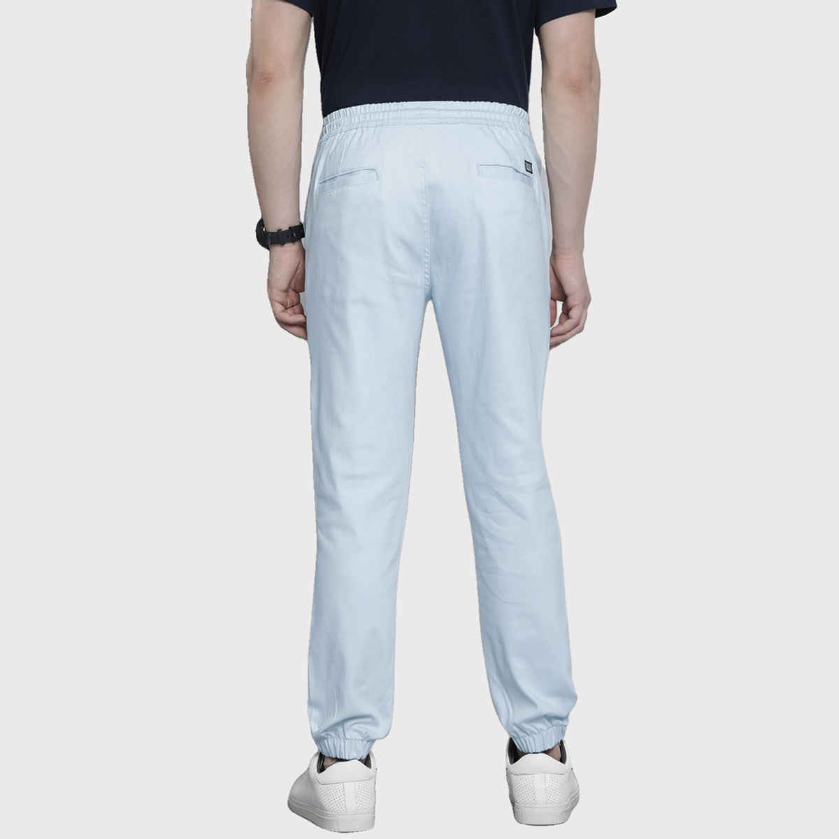 The Indian Garage Co Men s | Slim Fit Casual Chino Jogger | Ice Water | 34