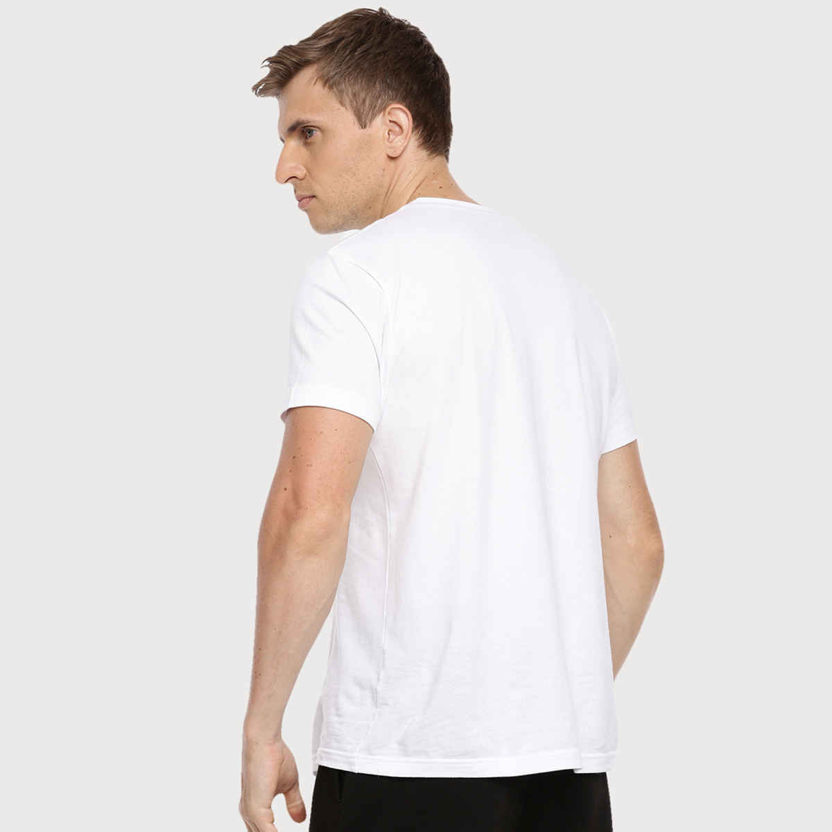 ACTIMAXX Men's Ultimate Comfort Pure Cotton Round Neck T-Shirt | White - S