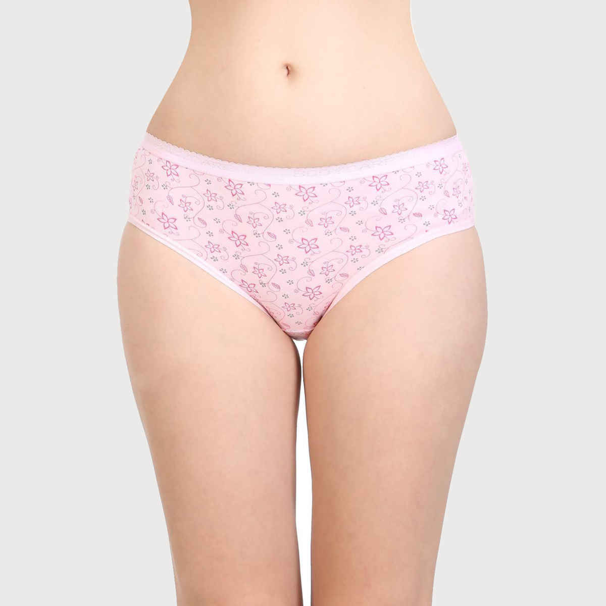 Bodycare Women Brief Panty Printed Premium Cotton | Assorted - L