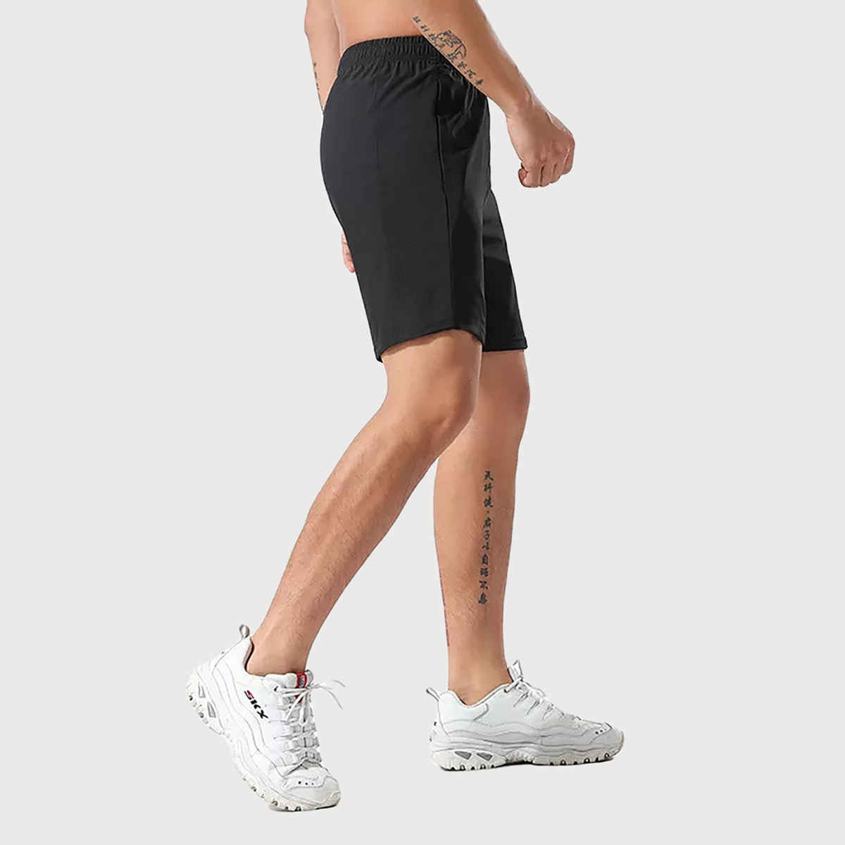 Avolt Men's Regular Fit Shorts Super Comfortable Half Pants AVS401 Black | M