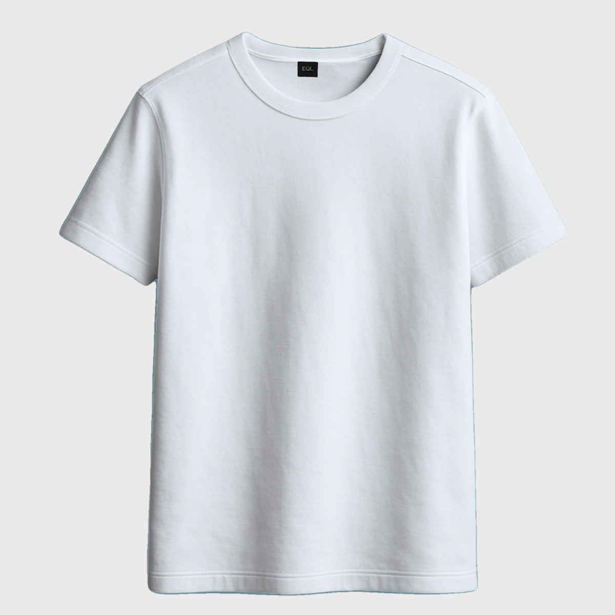 EQL Unisex Select Cotton Lycra T-Shirt | White - L