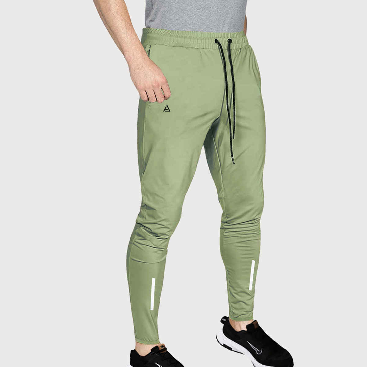 Avolt Men's Solid Regular Fit Track Pant | Light Green - 2XL