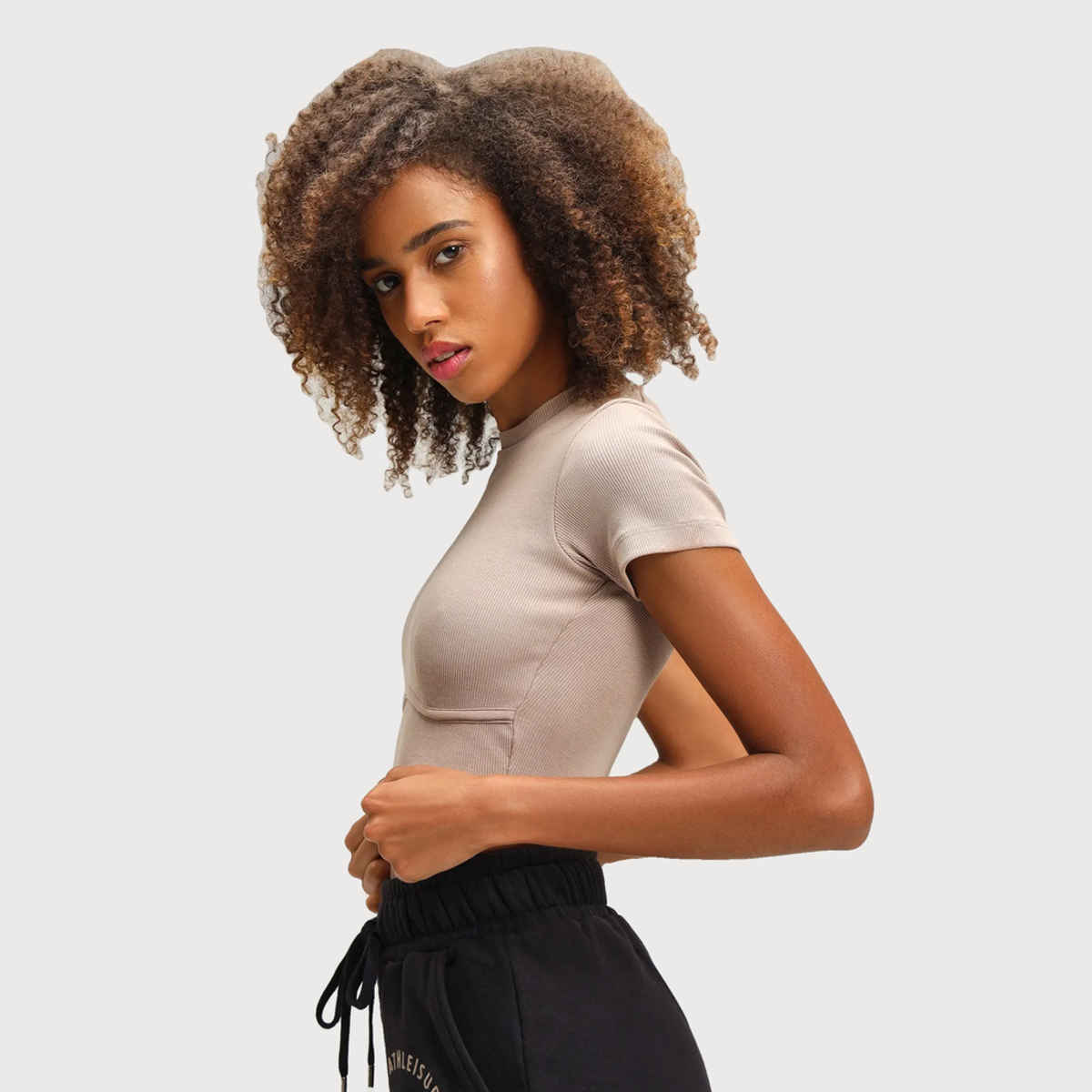 Cava Women's Vienna Mocha Snug Crop Top | XS