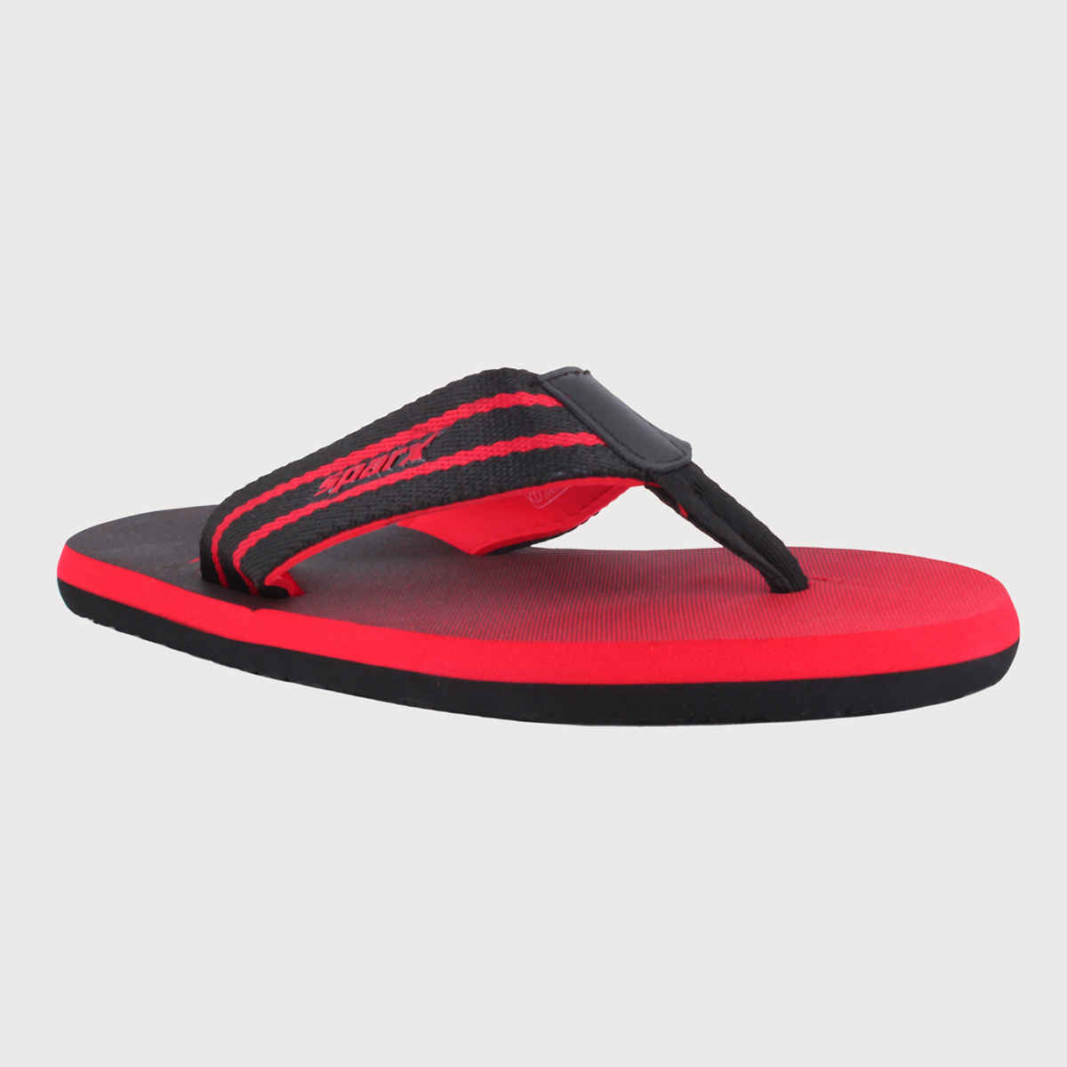 Sparx Flip Flop SFG-105 Black Red For Men | UK6