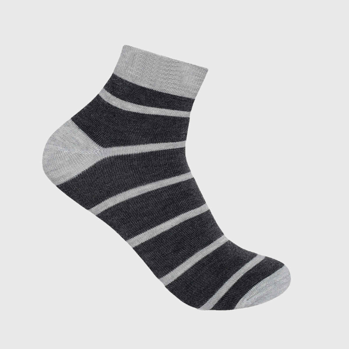 Beyond Unisex Striped Combed Cotton Ankle Socks | Multicolour - Free Size