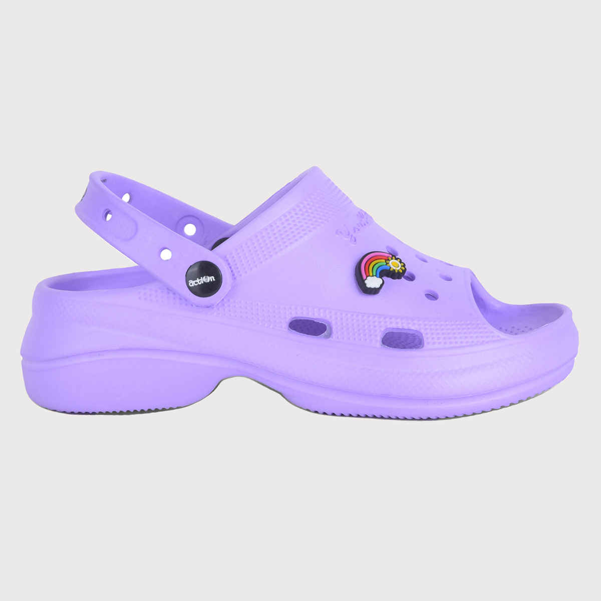 Action Girl's Ontl-22 Soft Sandals | Latest Design Sandals | Office Weal Sandals | Lavender - UK 8