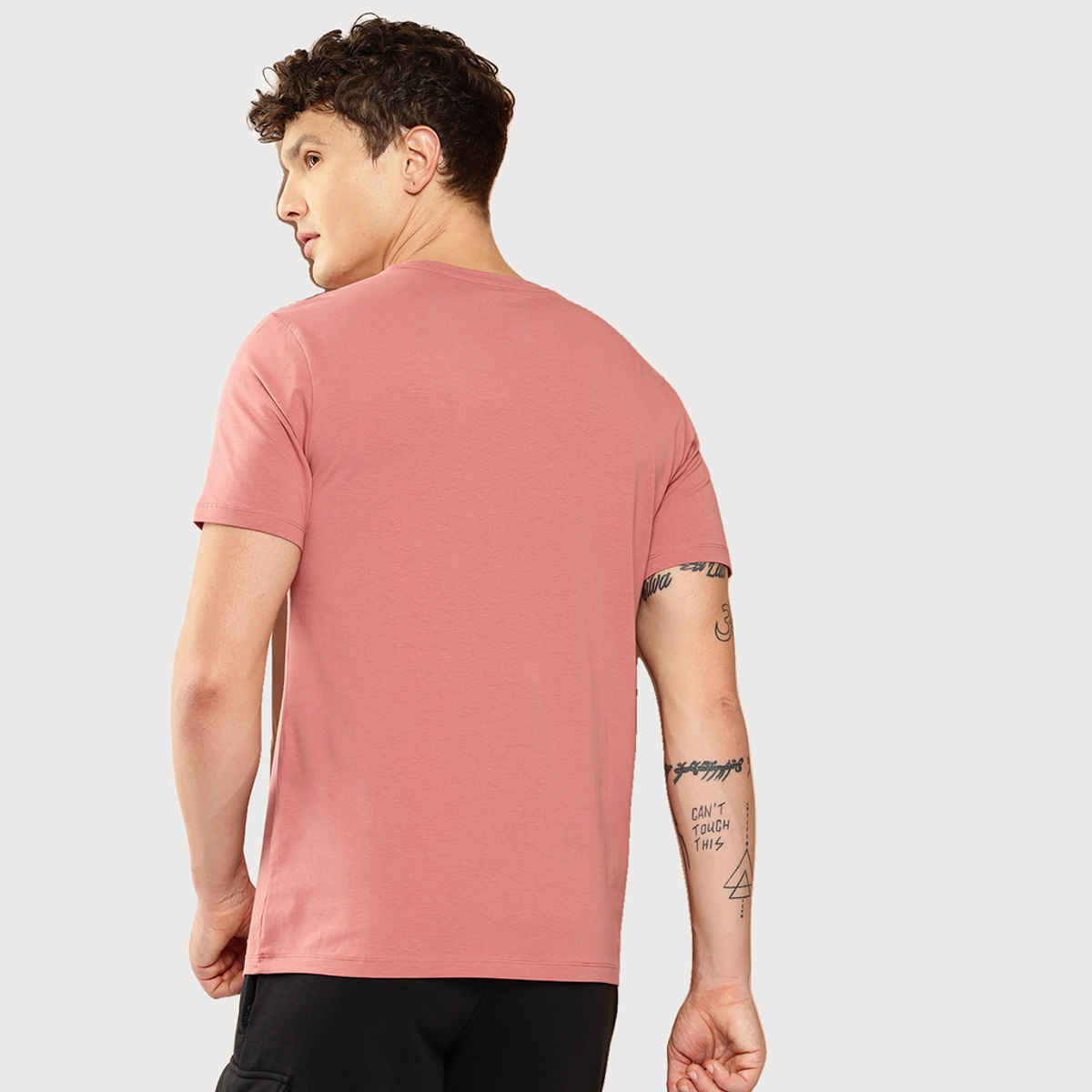 Alcis Men's Cotton Lycra Tee | All Spice | XXL