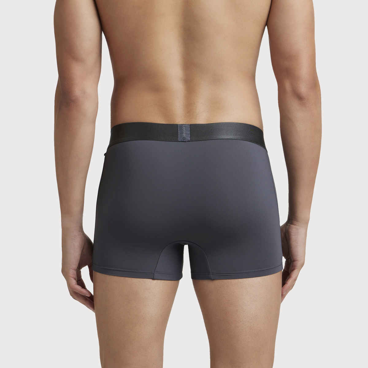 Jockey IC28 Men's Tactel Microfiber Elastane Stretch Underwear Solid Trunk | Ebony-L
