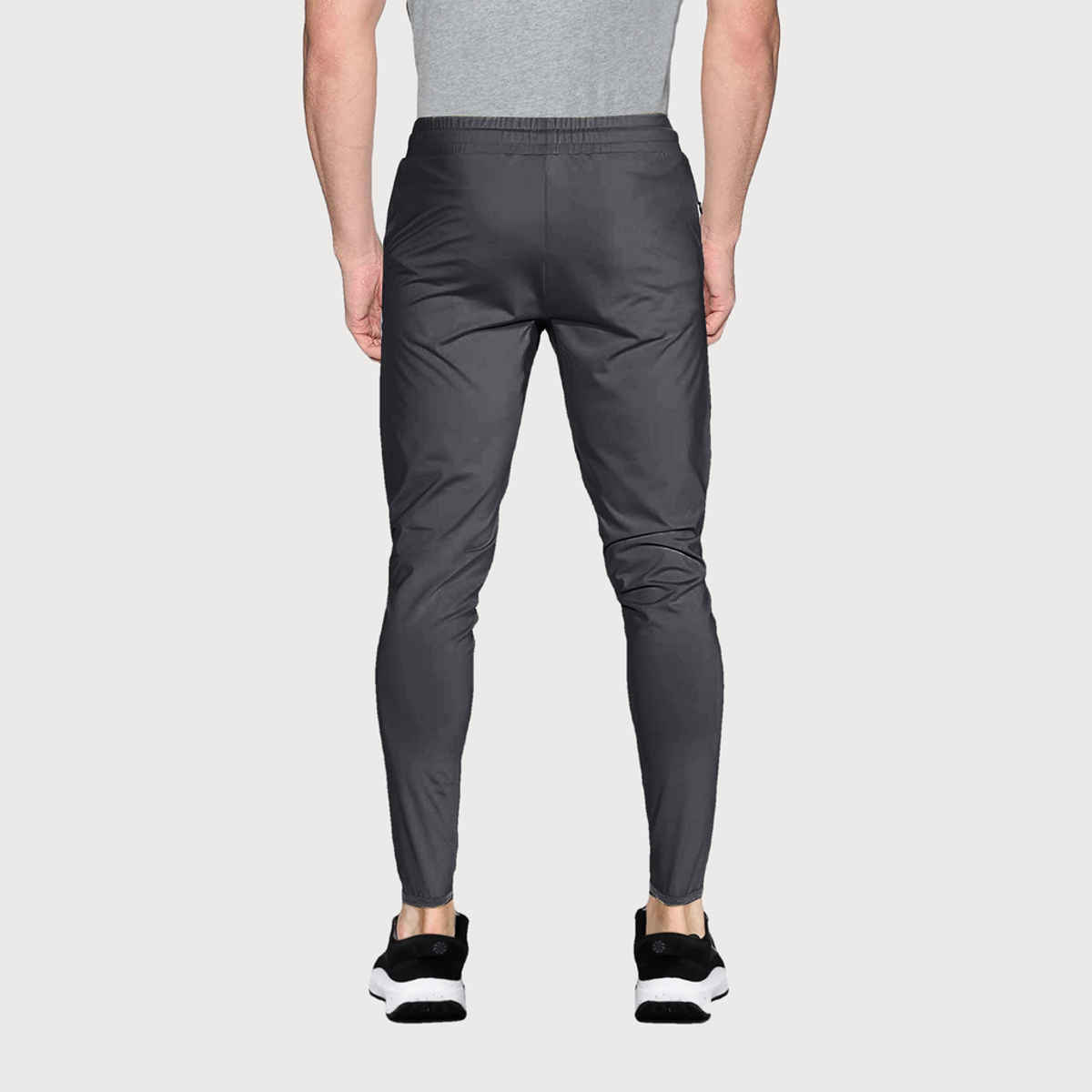 Avolt Men's Solid Regular Fit Track Pant | Dark Grey - 2XL