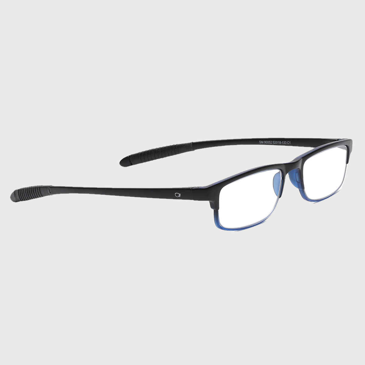 Specsmakers Unisex TR90 Computer Glasses | Black and Blue - M