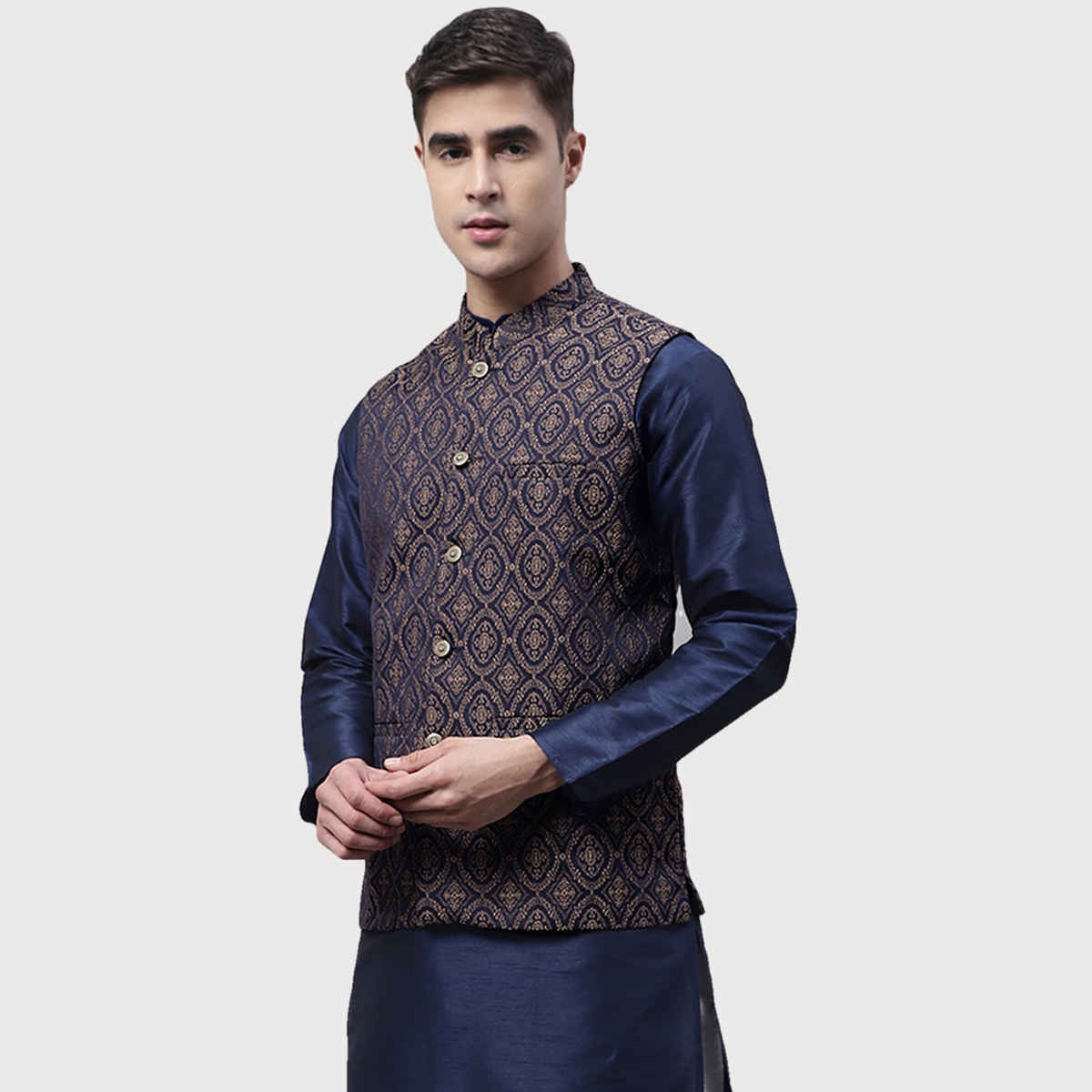 Jompers Men's Waistcoat | Jowc 4072 | Brown - XL