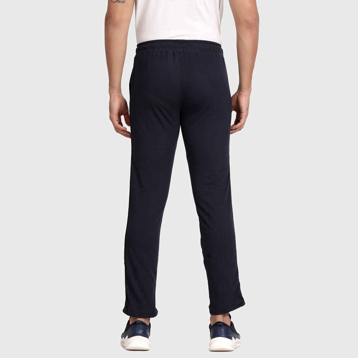 Pepe Jeans Mens Navy Slim Fit Track pant - Pack of 1 (S) Comfort Fit, Soft Fabric, Breathable