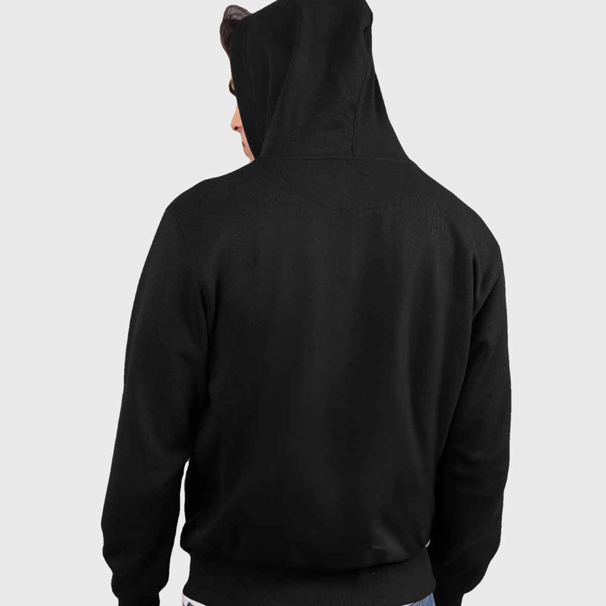FREECULTR Men's Zipper | Cotton Fleece | Relaxed Fit Hoodie - Black - M