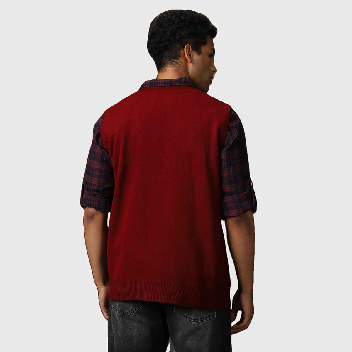 High Star Men's Sweater | Maroon - XL