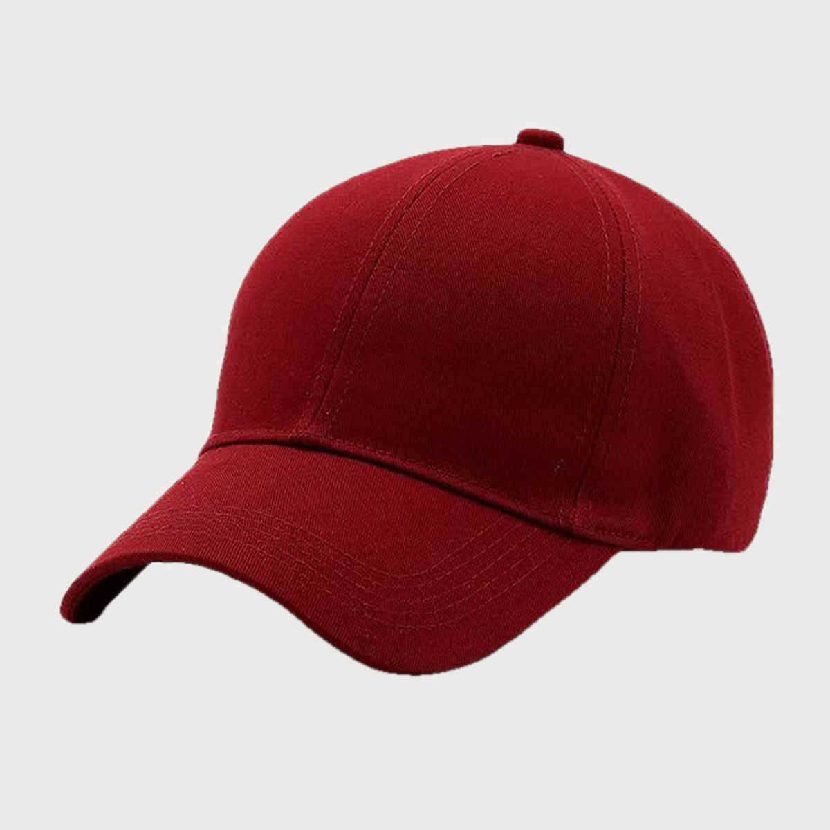 Blynk Unisex Solid Color Baseball Cap with Adjuable Back | Maroon
