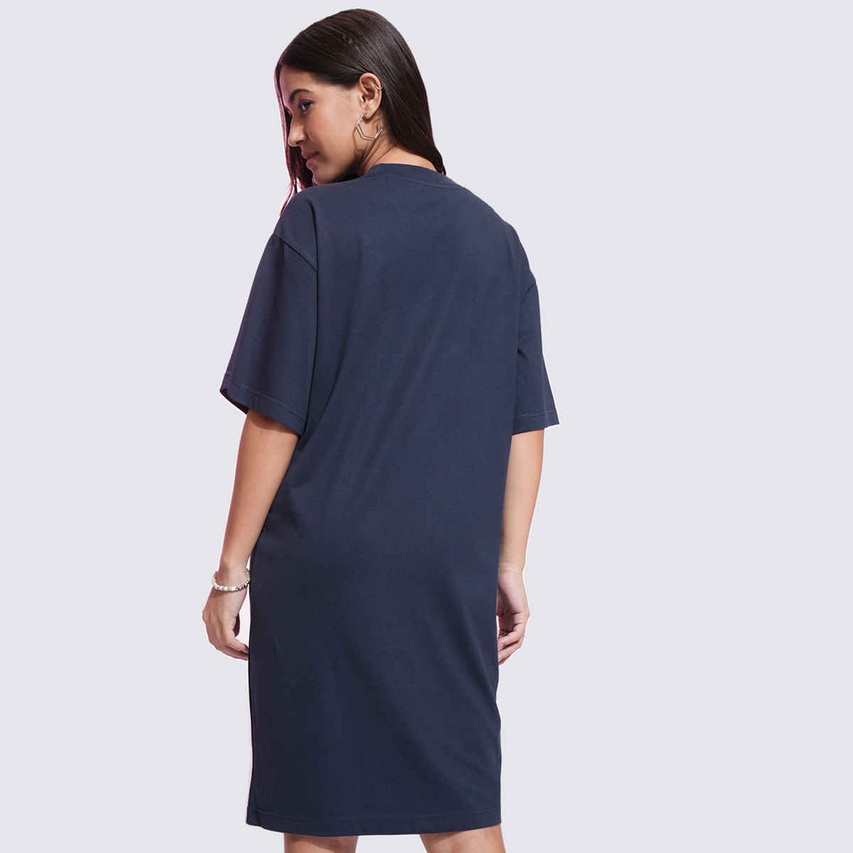 Tokyo Talkies Disney Women's Winnie & Tigger Print Mini T-shirt Dress | Navy - XL