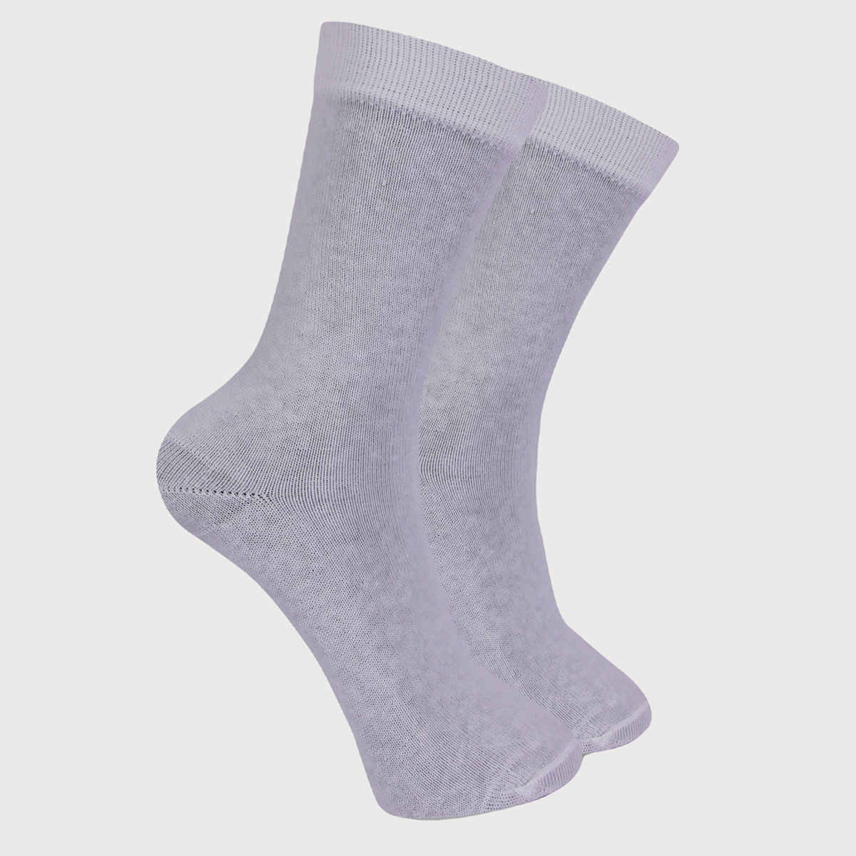 Englo Men's Solid Cotton Men's Socks | White - Free Size