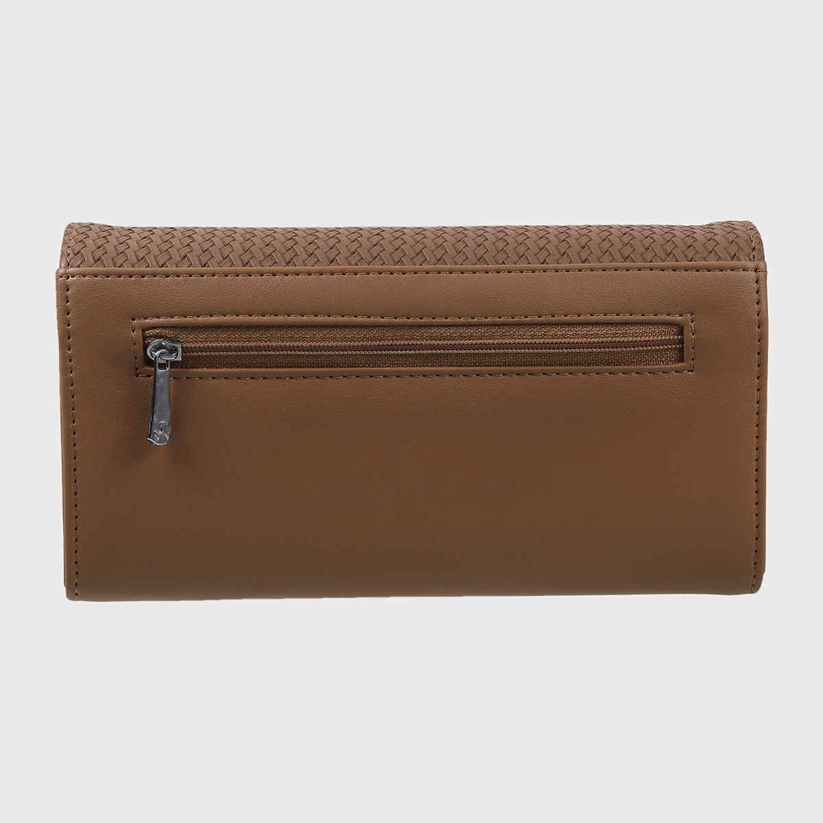 Mochi Brown Synthetic Wallet for Women | 95-7658-12