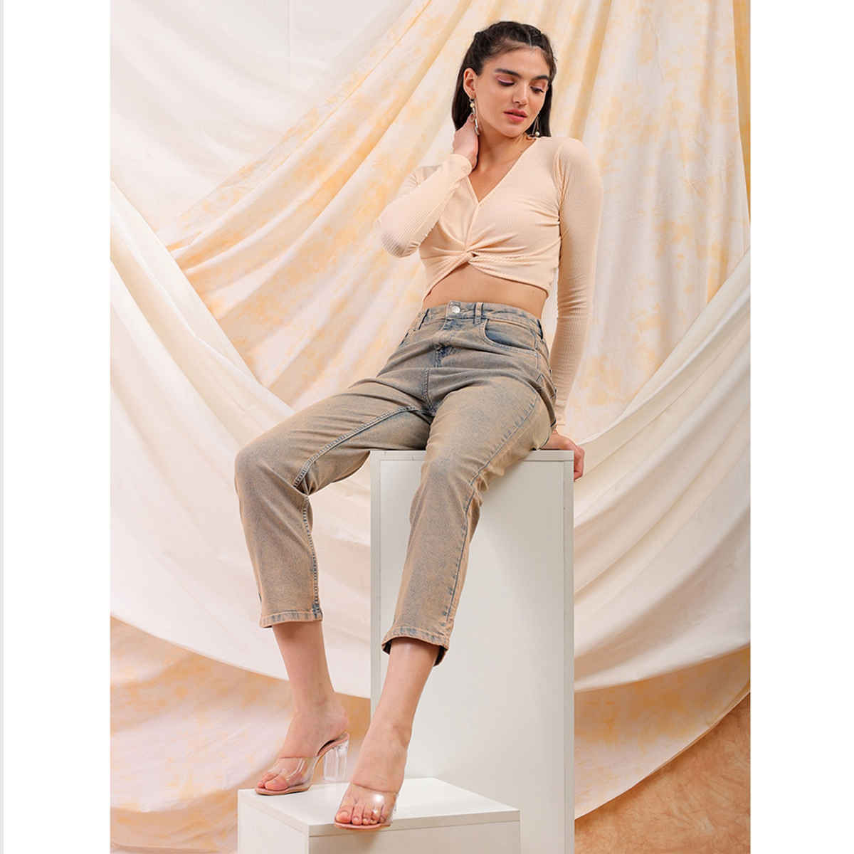 Freehand Women's Fitted Solid Casual Regular | Ecru | L