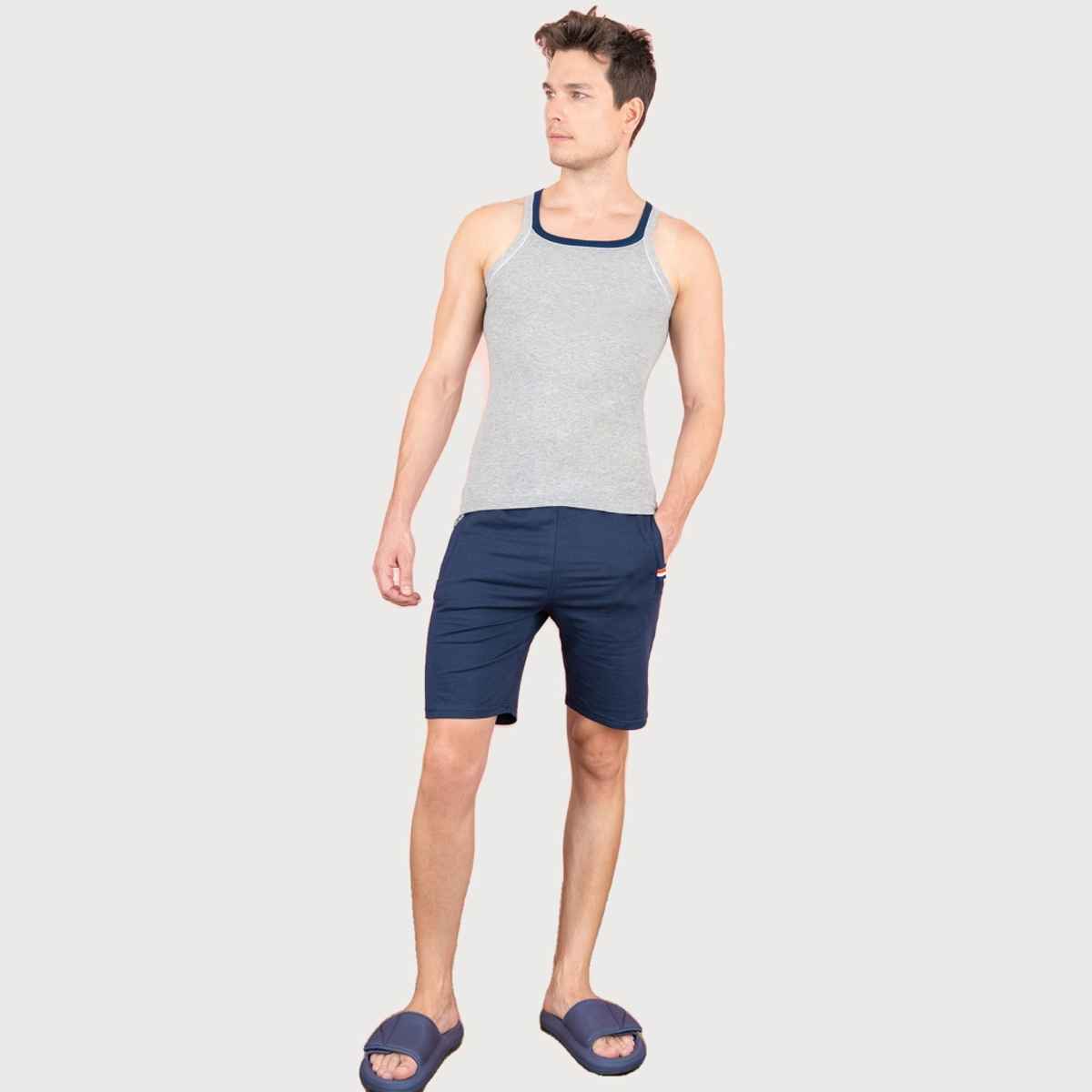 Lux Cozi Men's Gym Vest High Moisture | Multicolor | XL | Pack Of 3