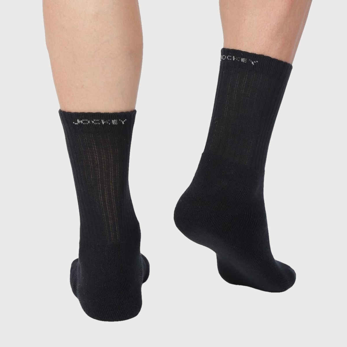 Jockey Men's Solid Cotton, Nylon, and Elastane Socks | Assorted - Free Size