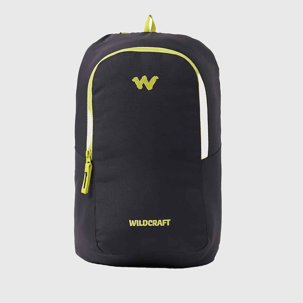 Wildcraft Unisex Brand Logo Polyester 15 L Top Handle Backpack | Black and Neon Green