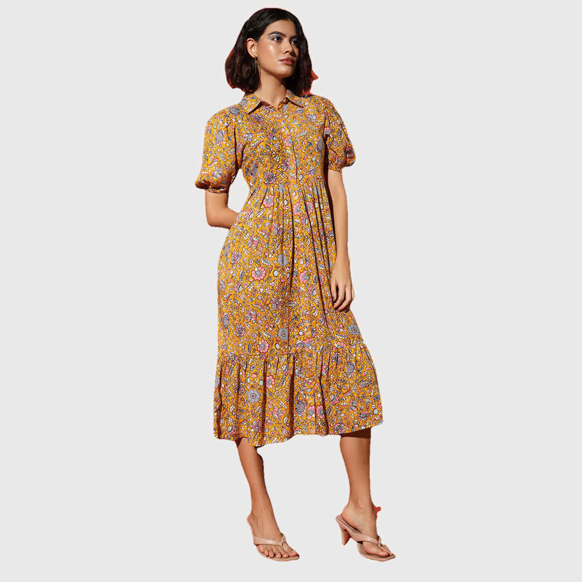 The Dry State Women's Yellow Dresses WDRE | 1478B | S