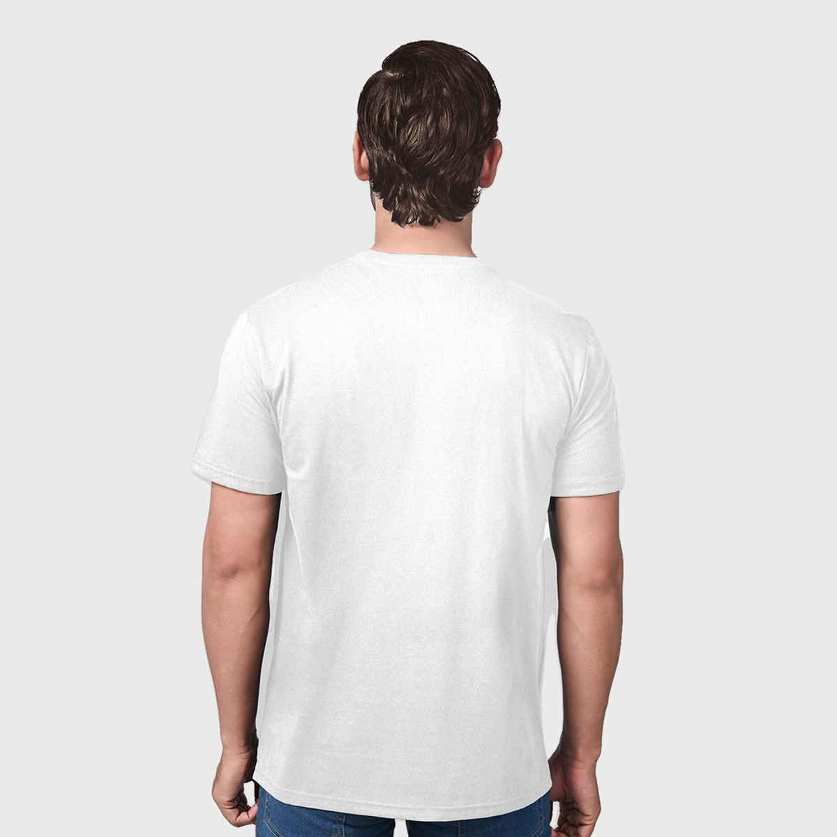 Lux Nitro Men's Round Neck T-shirt | White - XL