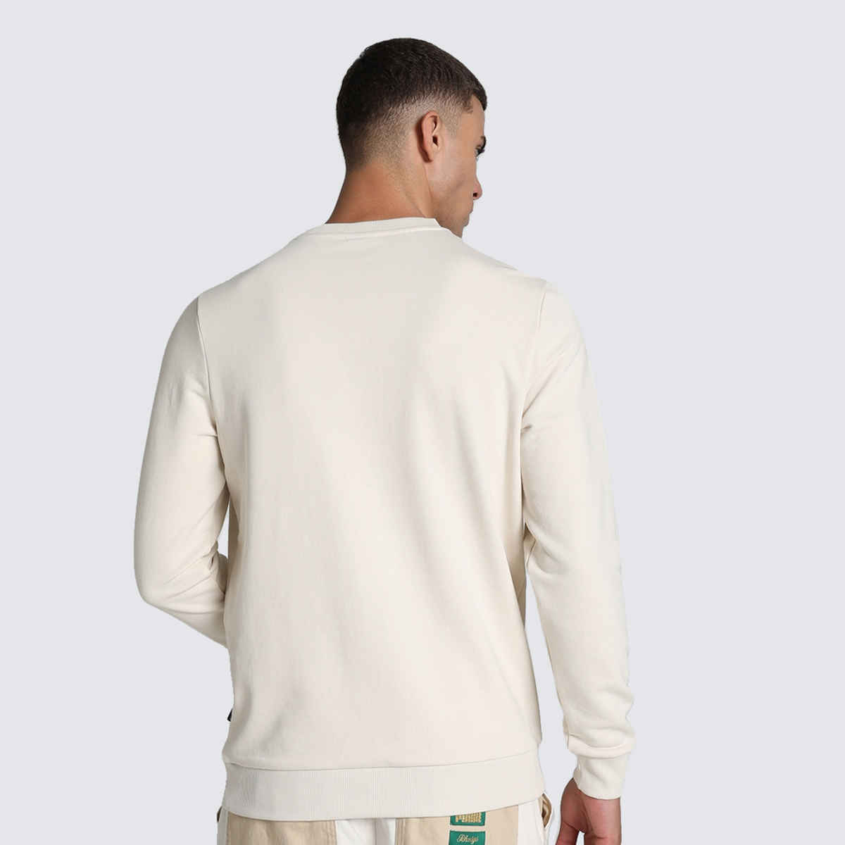 Puma Men's Sweatshirt Crew Regular Fit - White | XL