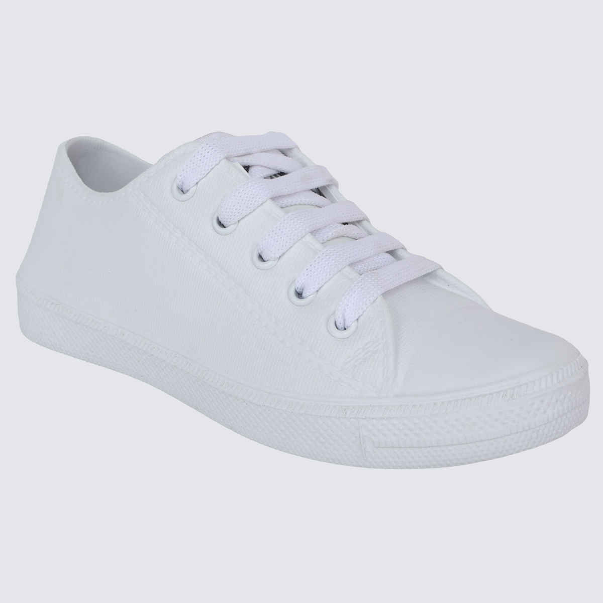 Action Kids School Shoes | AN-05 | White - UK 10C