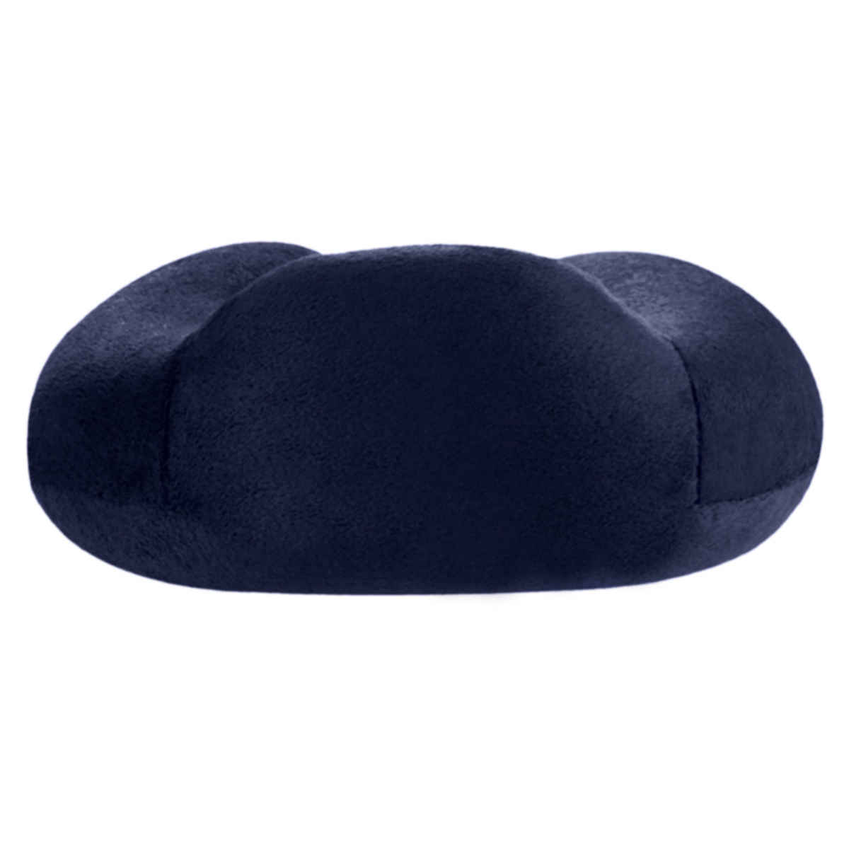 Billebon Unisex Faux Velvet Neck Pillow | Navy Blue - One Size