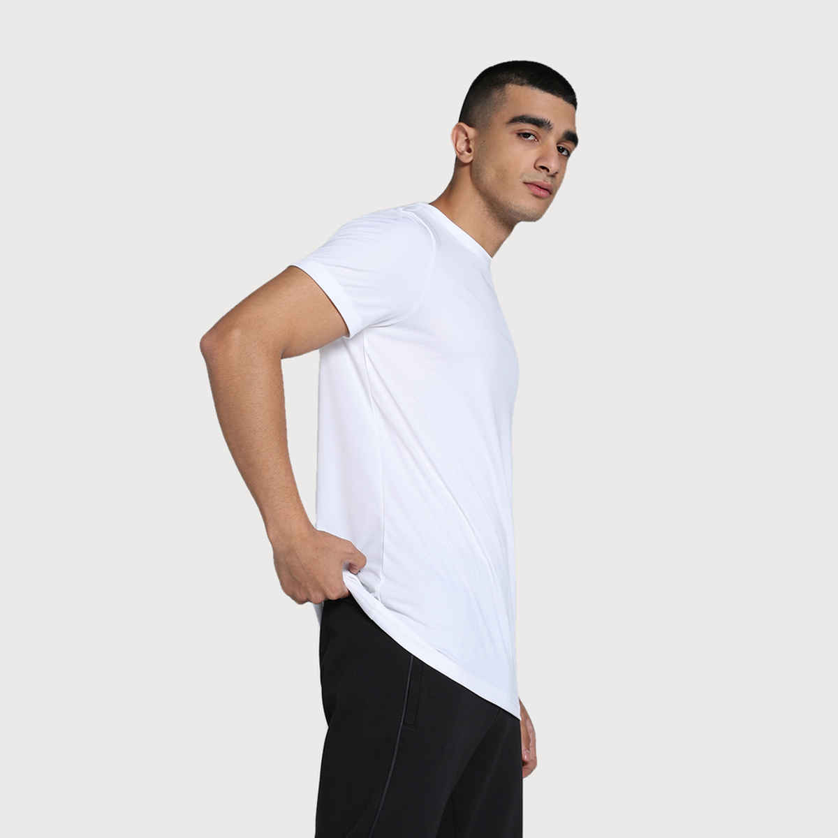 Puma Men's T-Shirt Active Small Logo - White | XL