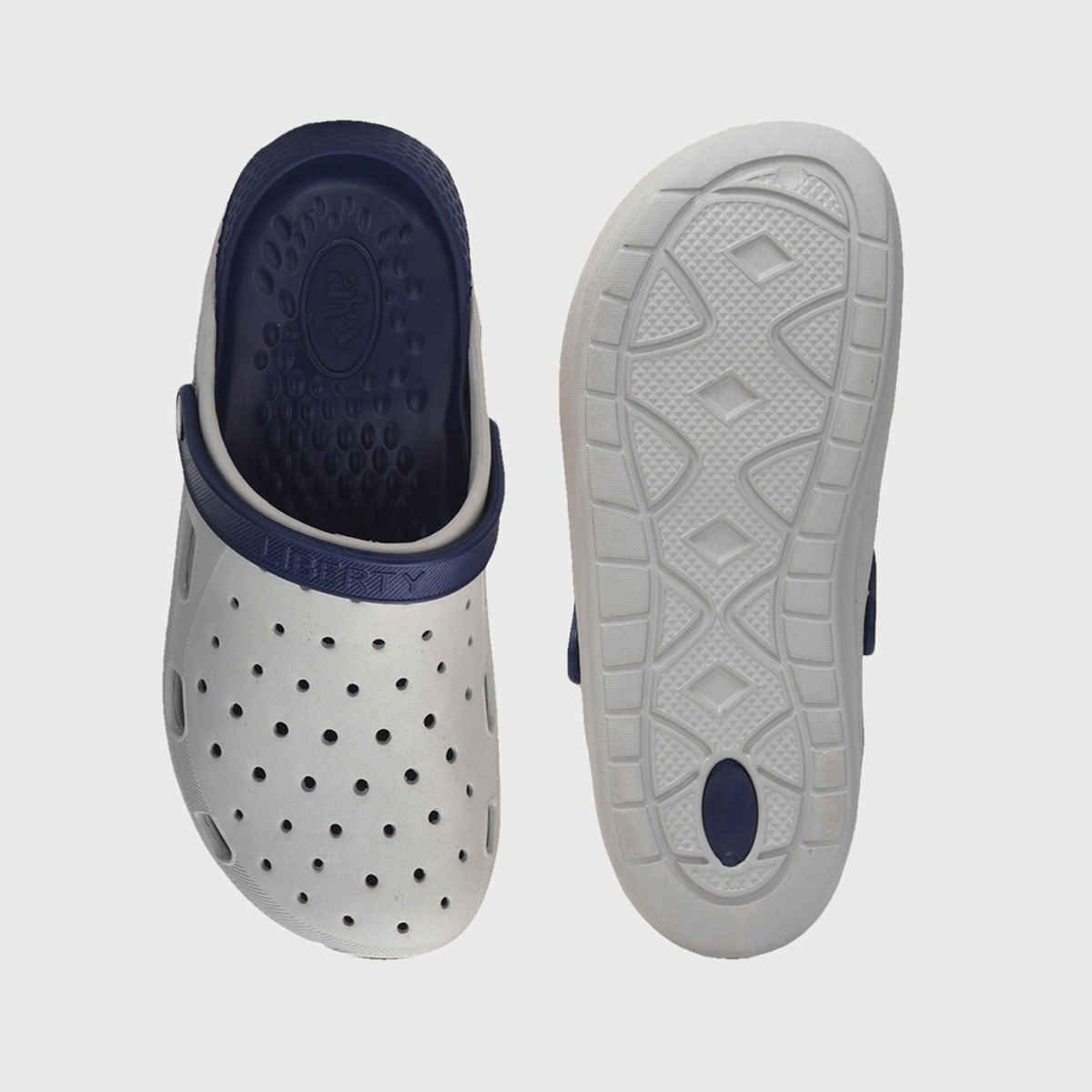 Liberty A-Ha LPMXT-800 Men's Grey Sling Back Clogs - 40