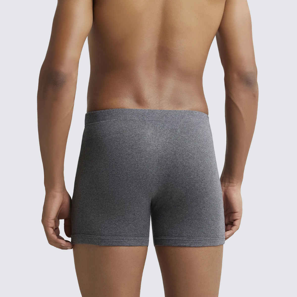 Jockey 8008 Men's Cotton Rib Underwear Solid Trunk|Ultrasoft Waistband | -XL