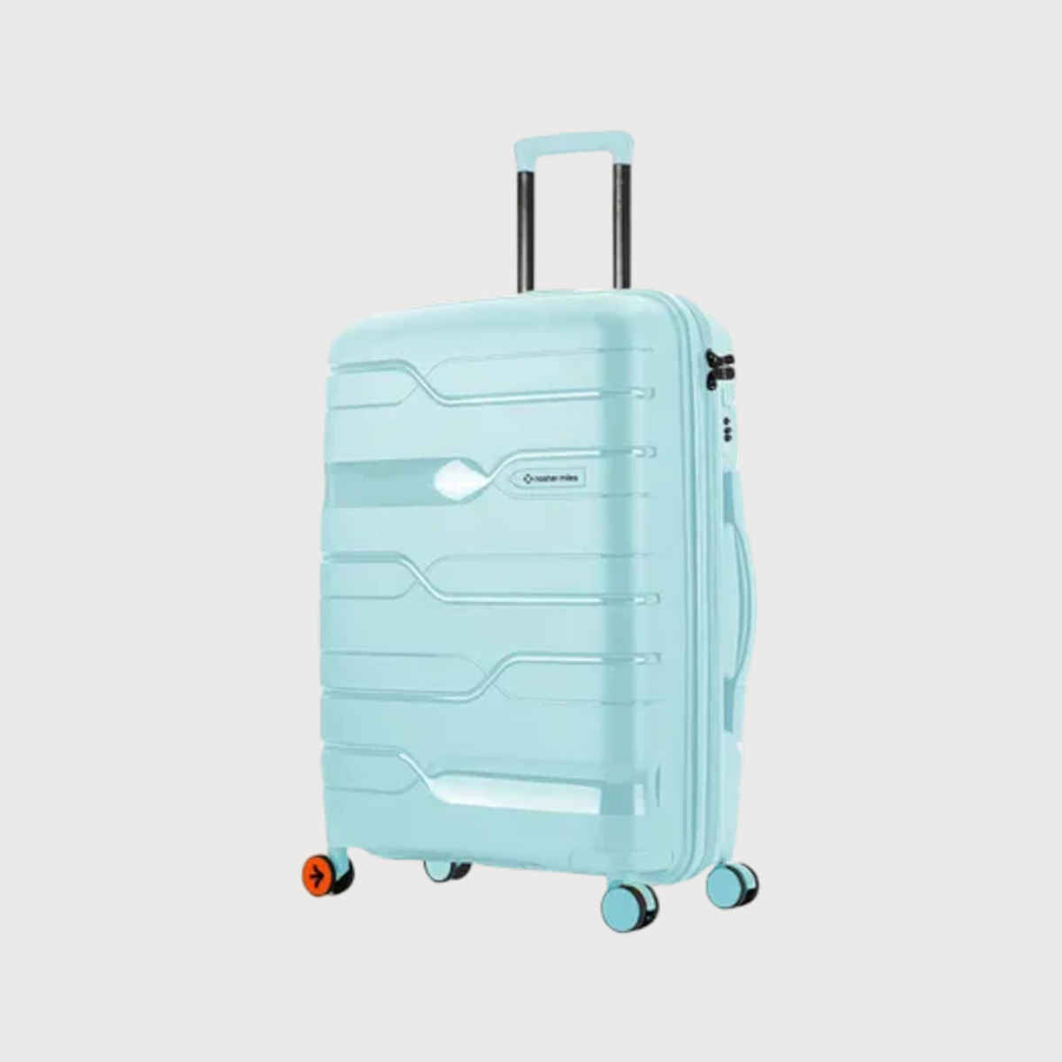 Nasher Miles Paris Check-In Hard Sided Polypropylene- 28 Inch - 75 cm Trolley Bag- Pastel Green
