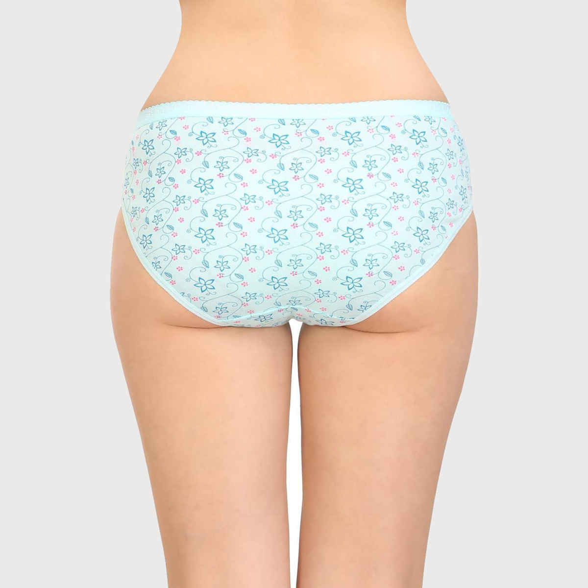 Bodycare Women Brief Panty Printed Premium Cotton | Assorted - S