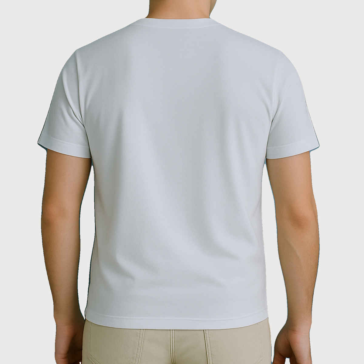 EQL Unisex Select Cotton Lycra T-Shirt | White - XL