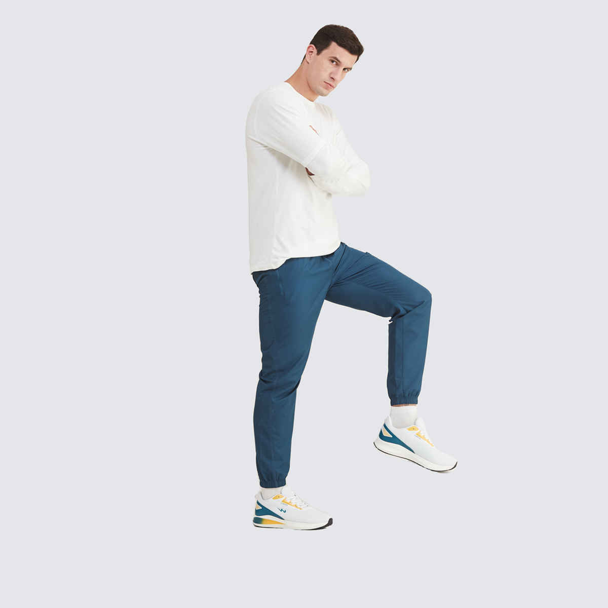 Campus Men's Camp Kripto Running Shoes | White | 7 UK