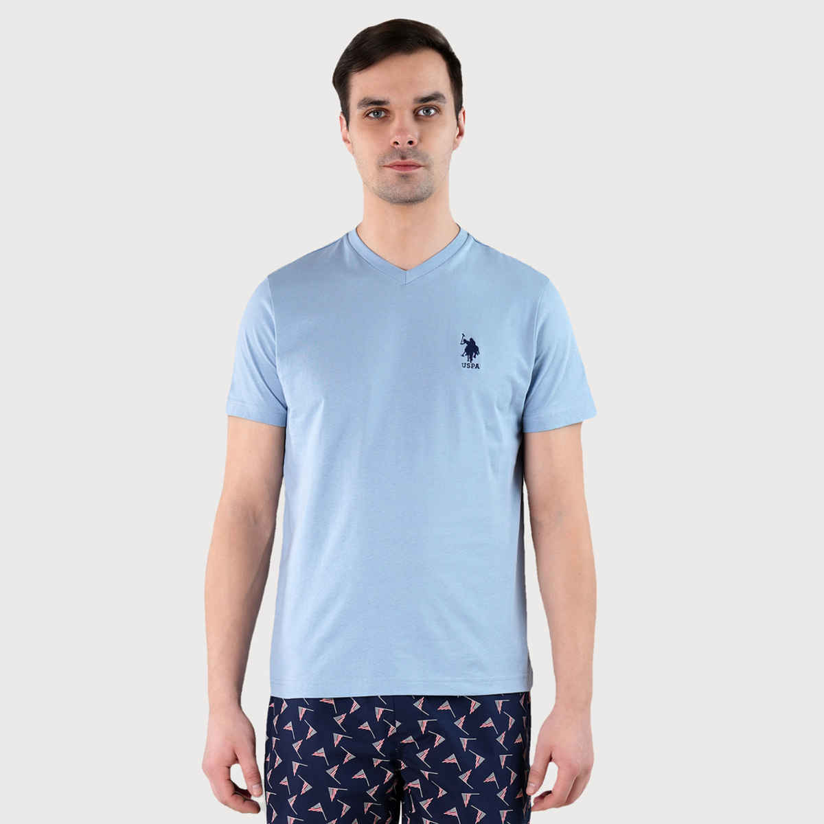 U.S. Polo Assn. Men's Solid T-shirt | Blue - S