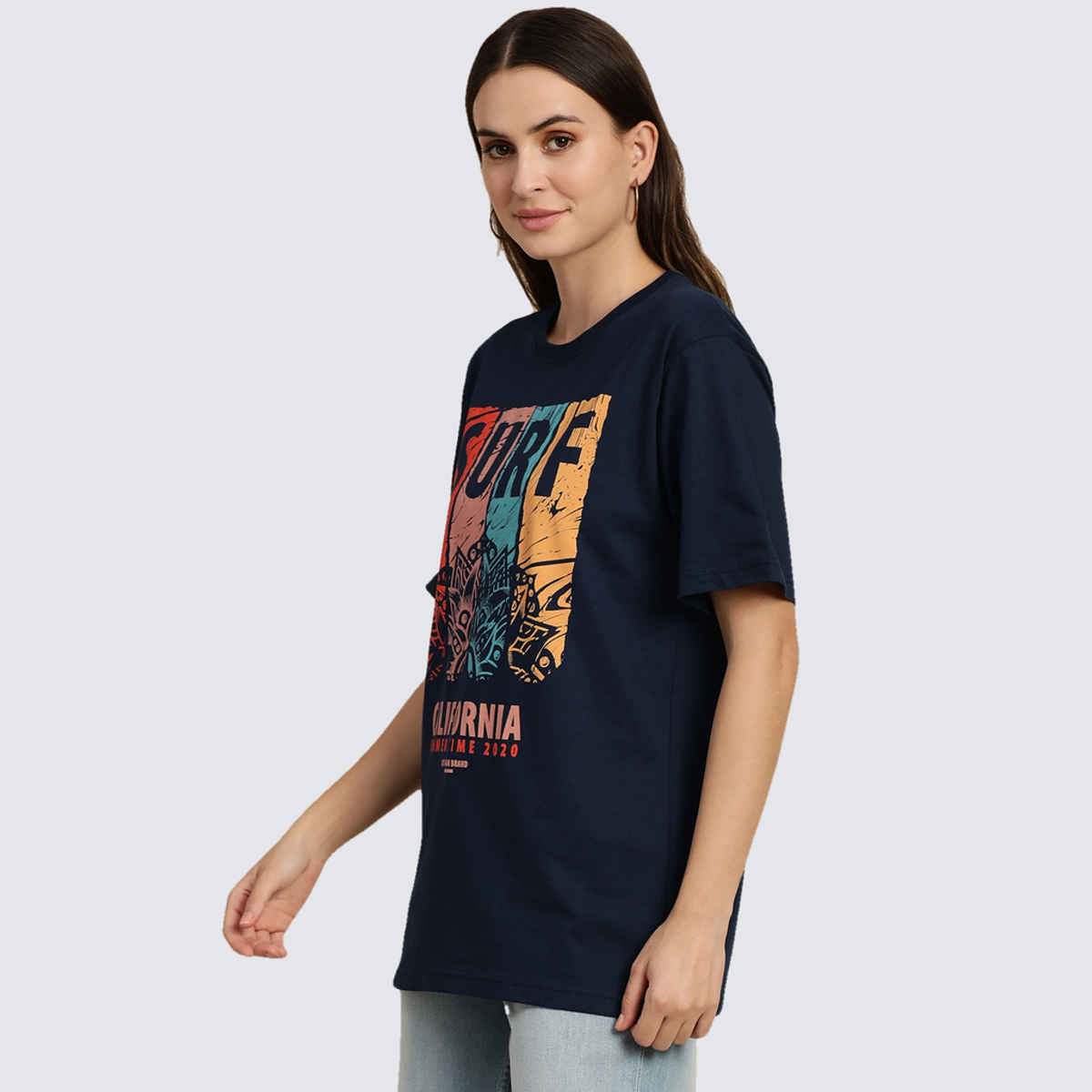 Dillinger Women's T-shirt | LNDMK251NVY | Navy Blue - S