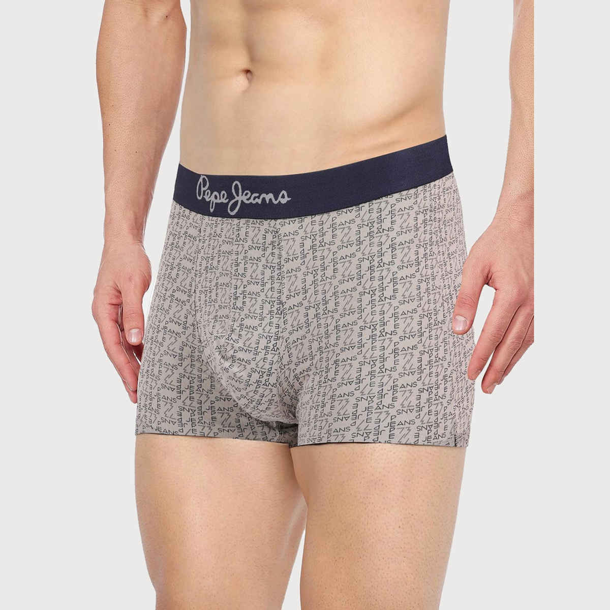 Pepe Jeans Mens 100% Cotton Printed Trunk - Pack of 1 (M) Comfort Fit, Soft Fabric, Breathable