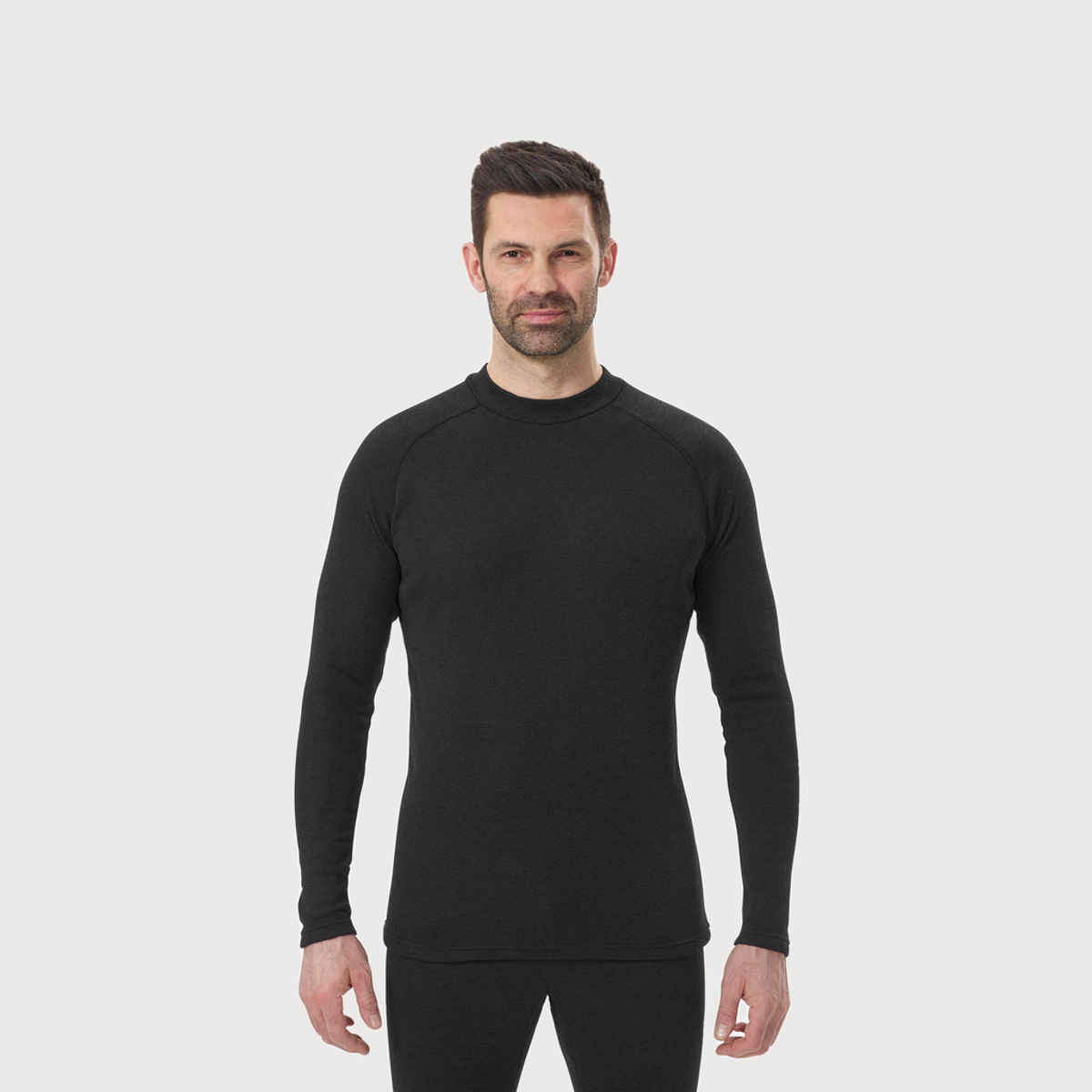 Decathlon | Wedze Men's Thermal Top For Skiing | Black - S