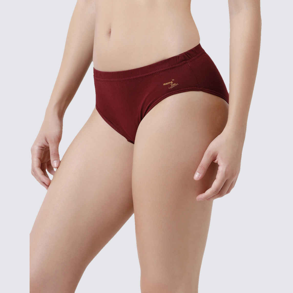 Rupa Jon Solid Panty - Cotton | Soft Fit & Inner Elastic Comfort | Assorted - S