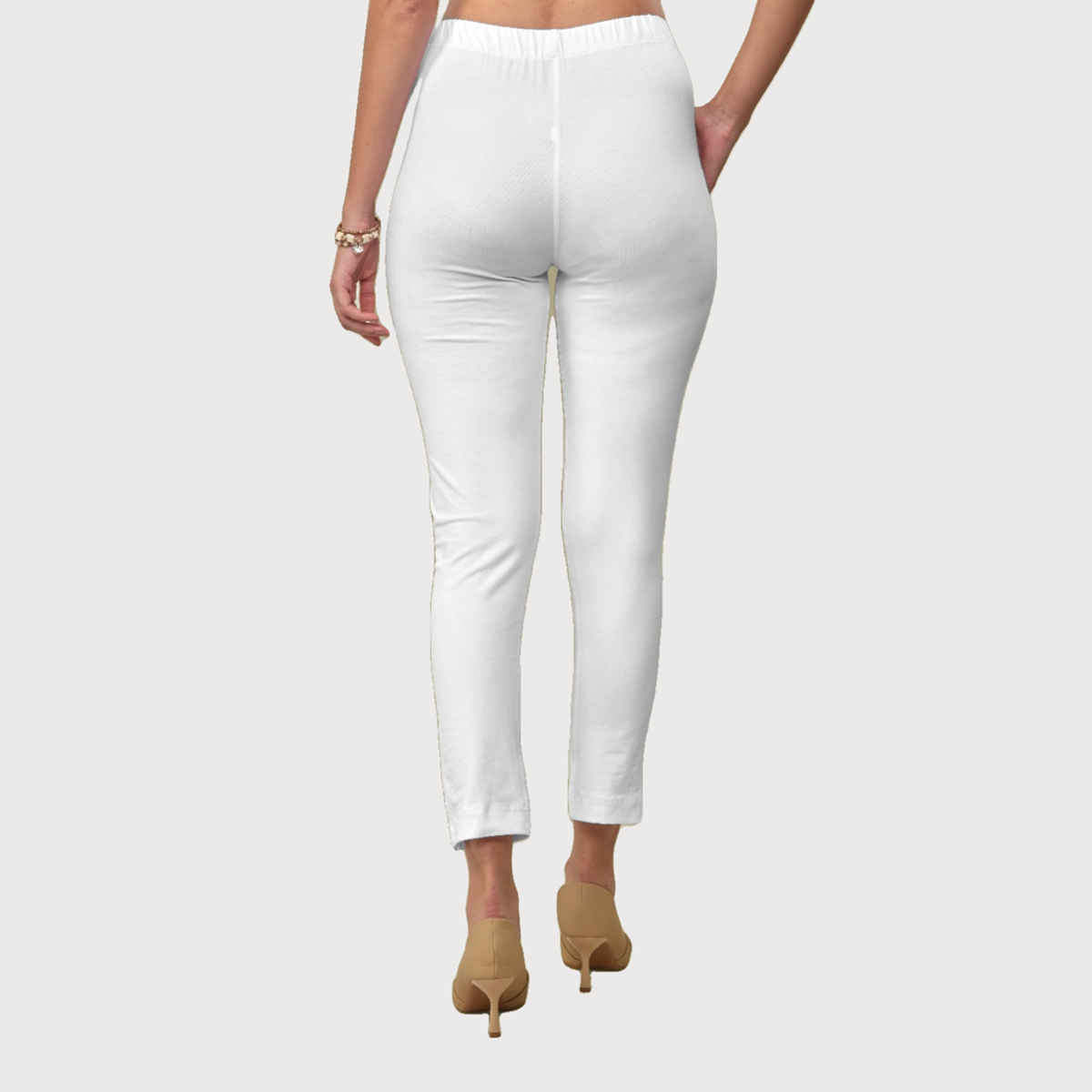 Lyra Women's Kurtipant | Off White - Free Size