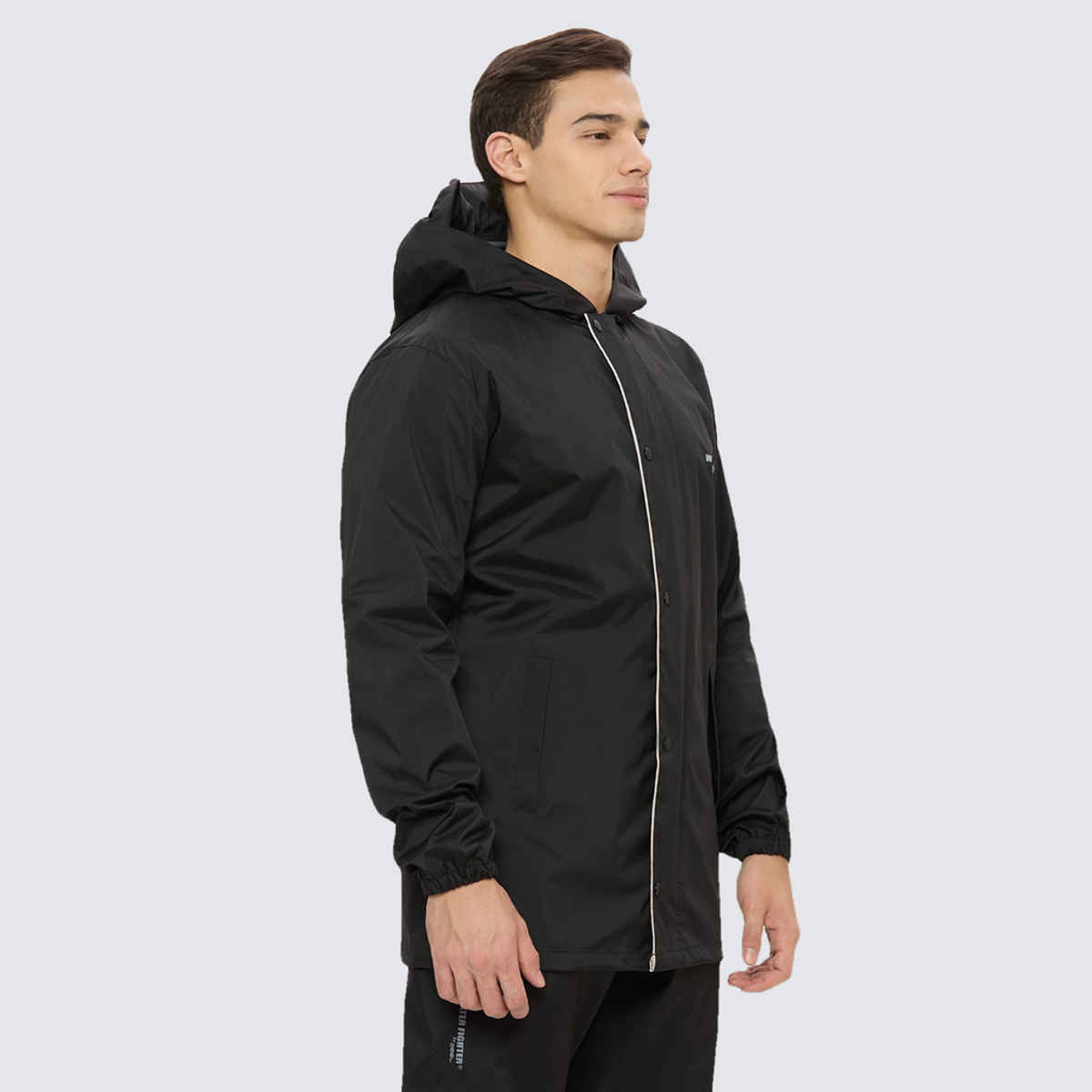 Zeel Men's Solid Waterproof Raincoat | Black | Zeel | XL