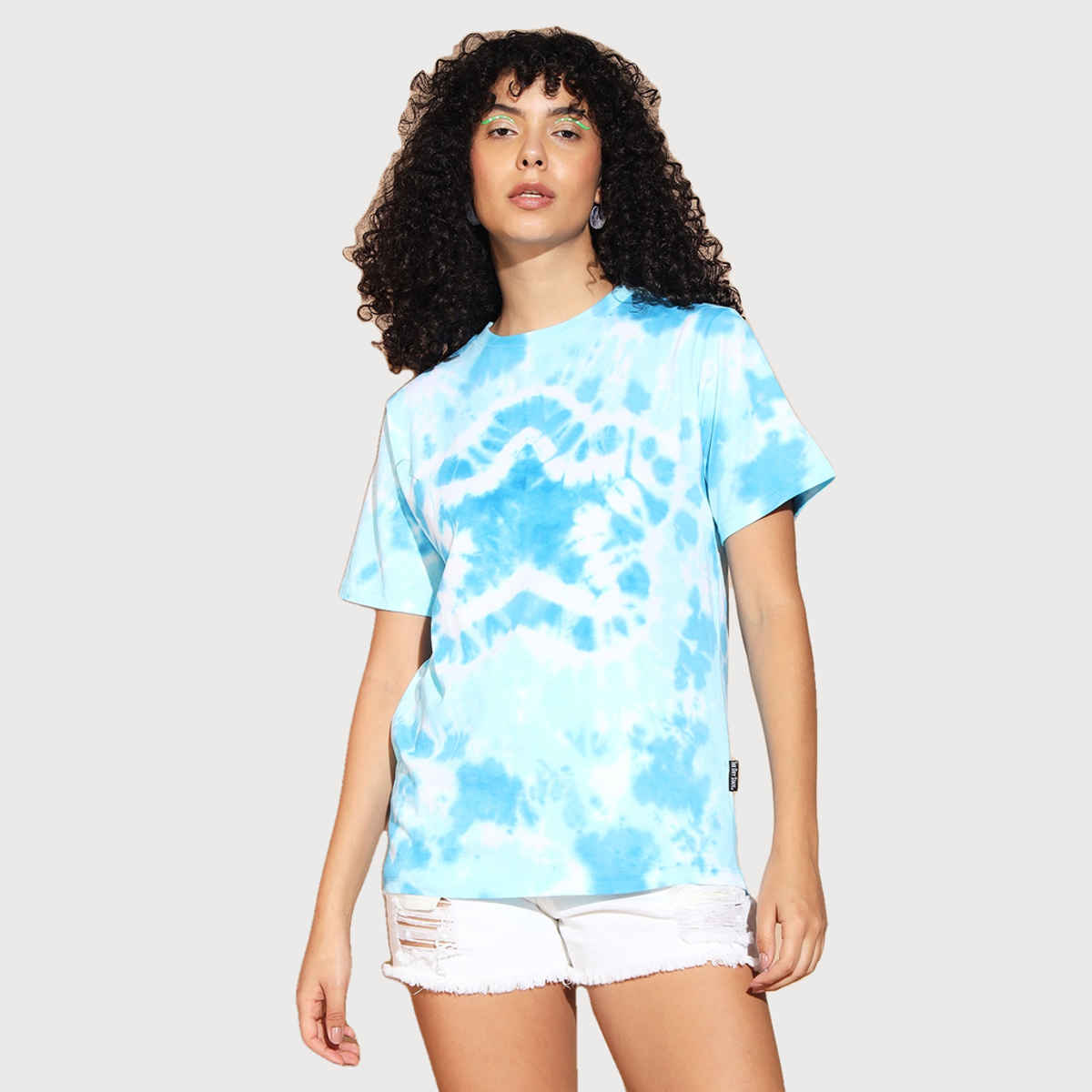 The Dry State Women's Blue T-shirts WTSH | 1673A | XL