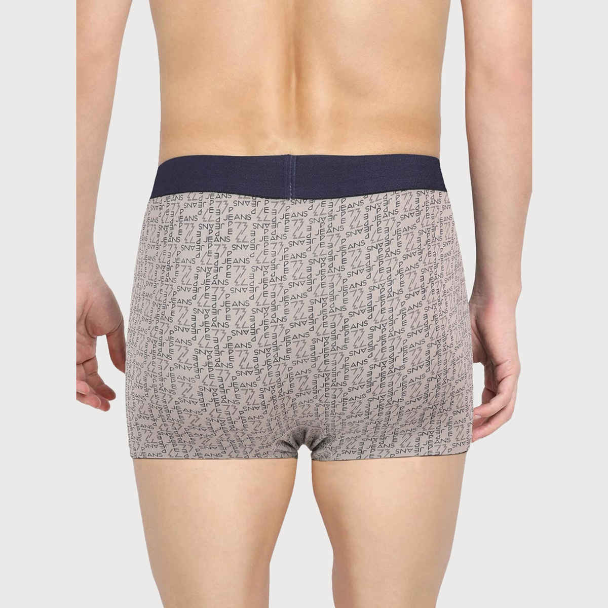 Pepe Jeans Mens 100% Cotton Printed Trunk - Pack of 1 (M) Comfort Fit, Soft Fabric, Breathable