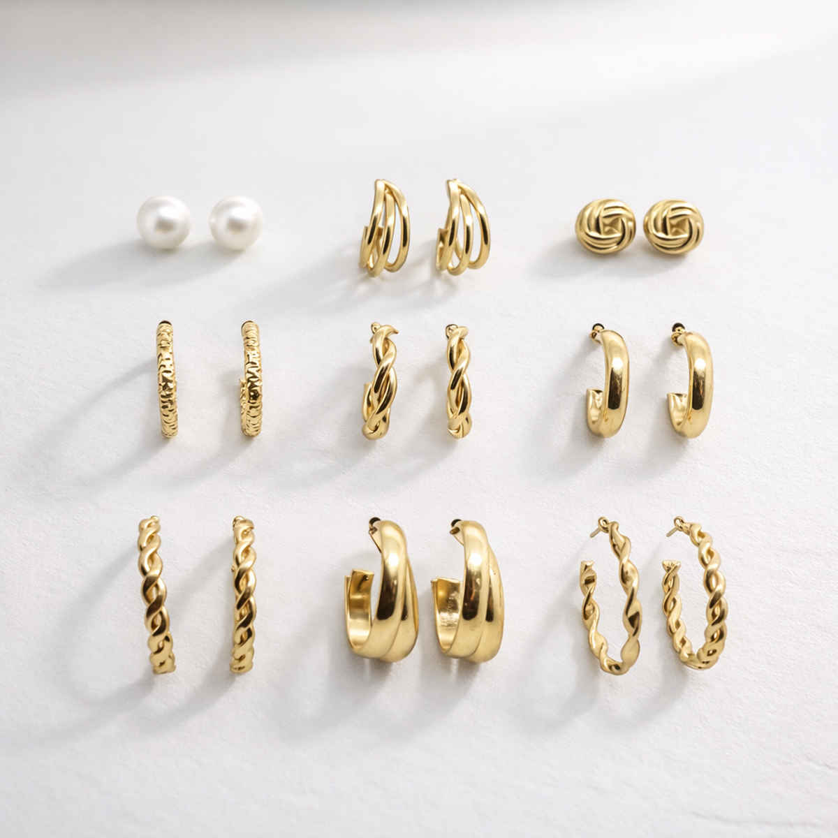 The Opal Factory Style 06 Gold Earrings-097