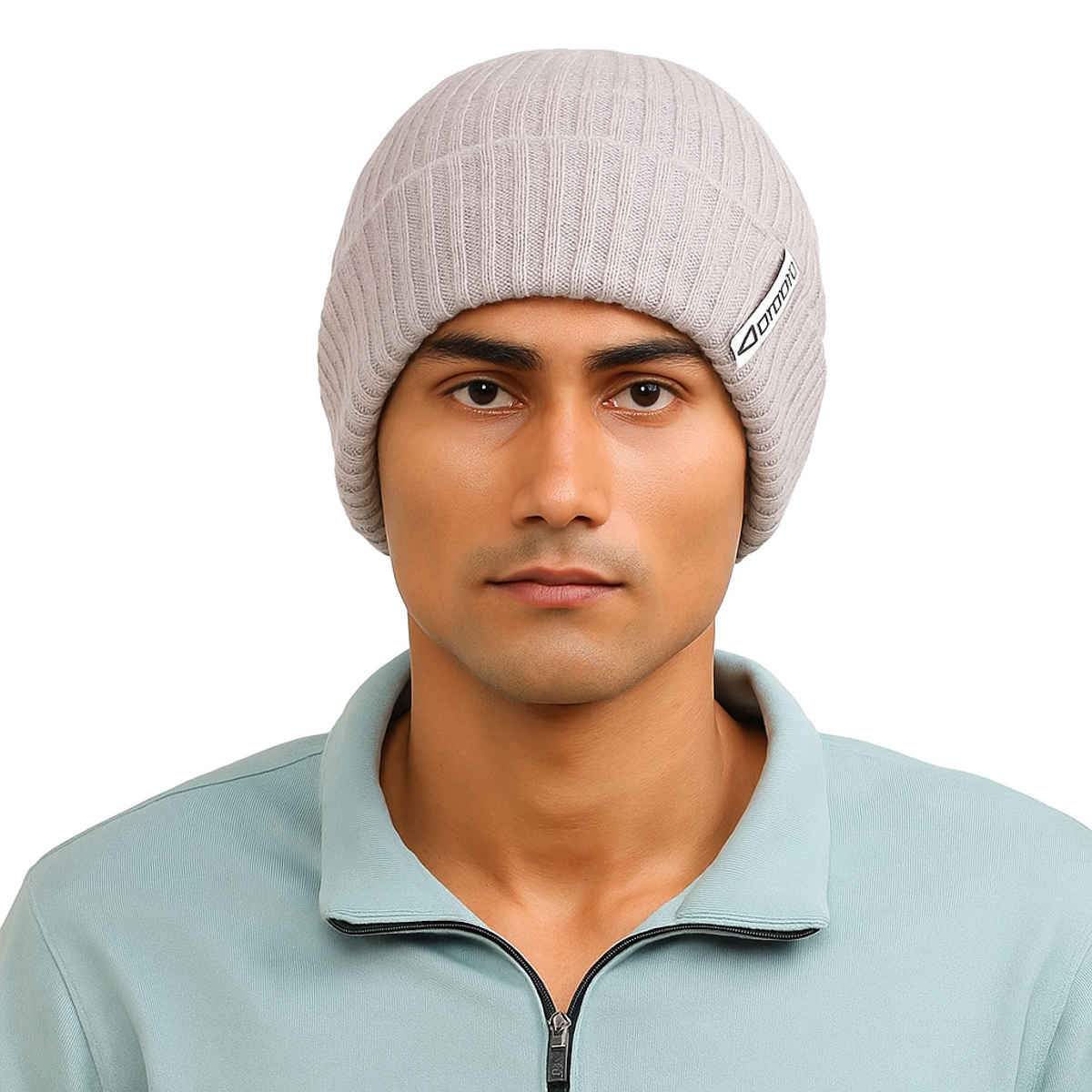 Blynk Warm & Stylish Woolen Unisex Winter Cap |Perfect for Cold Weather | Grey